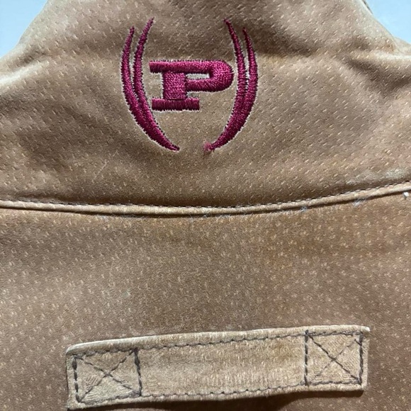 Vintage Phat Farm Men's Brown Leather Field Jacket - Picture 4 of 8